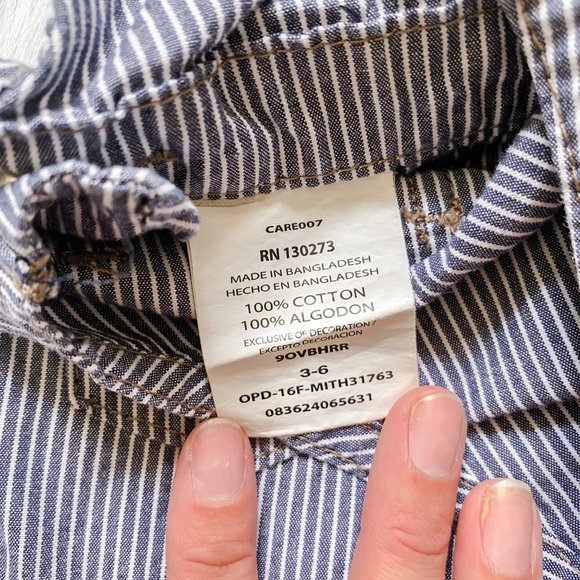 Vintage Wrangler | Baby Overalls | 3-6 months | Vintage Overalls | Vintage Baby - Picture 7 of 8